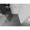Mexen Kioto Душ преграда Walk-in 140 x 200 см, черна решетка 8 мм, хром - 800-140-101-01-77