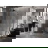 Mexen Lunar-F L сгъваем ляв душ-кабина 90 x 90 см, прозрачна, gun metal - 836L-090-090-95-00-L
