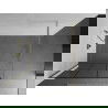 Mexen Kioto стена за душ Walk-in 120 x 200 cm, черна решетка 8 мм, златна - 800-120-101-50-77