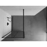 Mexen Kioto душова стена Walk-in 80 x 200 см, черен дизайн 8 мм, черна - 800-080-101-70-77