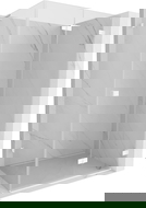 Mexen Lunar-F L сгъваема душ кабина дясна 100 x 70 см, прозрачна, бяла - 836L-100-070-20-00-P