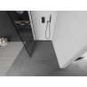 Mexen Kioto душ параван Walk-in 110 x 200 см, черна мрежа 8 мм, черна - 800-110-101-70-77
