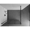 Mexen Kioto душ стена Walk-in 120 x 200 см, черна решетка 8 мм, черна - 800-120-101-70-77