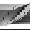 Mexen Kioto стена за душ Walk-in 120 x 200 cm, черна мрежа 8 mm, черна - 800-120-101-70-77