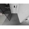 Mexen Kioto стена за душ с Walk-in 140 x 200 см, прозрачен/черен модел 8 мм, черен - 800-140-101-70-77