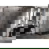 Mexen Lunar-F сгъваема душ кабина дясна 90 x 80 см, прозрачна, gun metal - 836-090-080-95-00-P