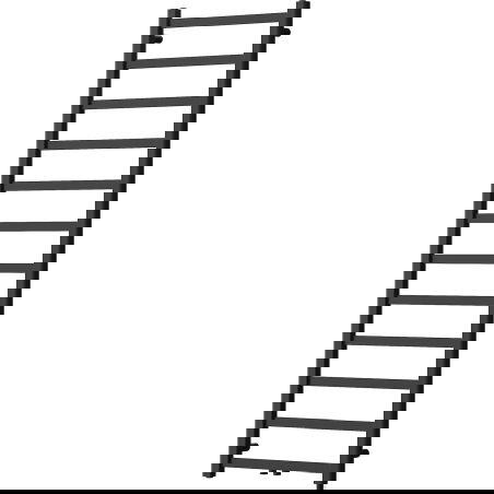 Mexen Bolt отоплителен радиатор за баня 1500 x 500 мм, 389 W, черен - W126-1500-500-00-70