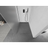 Mexen Kioto душ стена Walk-in 130 x 200 см, матирано 8 мм, черна - 800-130-101-70-30