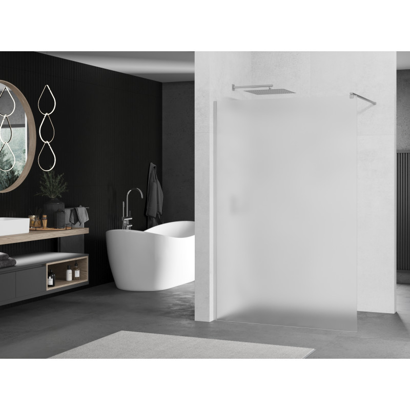 Mexen Kioto душ кабина Walk-in 140 x 200 см, матирано 8 мм, хром - 800-140-101-01-30
