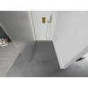 Mexen Kioto душ панел Walk-in 130 x 200 см, матиран 8 мм, златен - 800-130-101-50-30