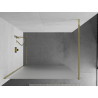 Mexen Kioto Ширма за душ Walk-in 140 x 200 cm, матирано 8 mm, златна - 800-140-101-50-30