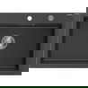 Mexen Elix гранитна мивка с 1 отделение 700 x 500 mm, черно петнисто, хромиран сифон - 6526701005-76