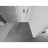 Mexen Kioto душ кабина Walk-in 130 x 200 см, матирана 8 мм, розово злато - 800-130-101-60-30