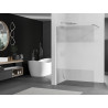 Mexen Kioto душ панел Walk-in 140 x 200 см, прозрачен/матов 8 мм, хром - 800-140-101-01-35