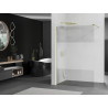 Mexen Kioto Душ стена Walk-in 140 x 200 см, прозрачен/мат 8 мм, злато - 800-140-101-50-35