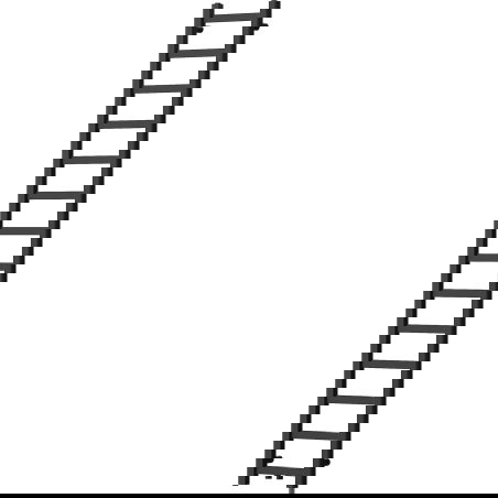 Mexen Bolt бански радиатор 1800 x 300 мм, 351 W, черен - W126-1800-300-00-70