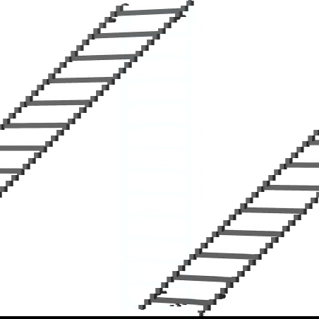 Mexen Bolt стенен радиатор за баня 1800 x 500 mm, 460 W, антрацит - W126-1800-500-00-66