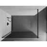 Mexen Kioto душ кабина Walk-in 130 x 200 см, графит 8 мм, черна - 800-130-101-70-40