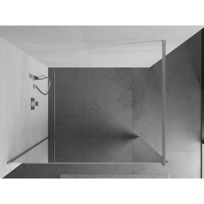 Mexen Kioto Душ стена Walk-in 140 x 200 см, огледално 8 мм, хром - 800-140-101-01-50
