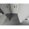 Mexen Kioto душ стена Walk-in 130 x 200 см, огледало 8 мм, злато - 800-130-101-50-50