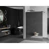 Mexen Kioto Душ стена Walk-in 130 x 200 cm, огледало 8 mm, черна - 800-130-101-70-50