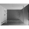 Mexen Kioto душ кабина Walk-in 90 x 200 cm, бял шарка 8 mm, хром - 800-090-101-01-85