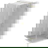 Mexen Lunar T душ кабина с отваряща се врата, десен монтаж 120 x 120 см, прозрачна, златна - 834T-120-120-50-00-P