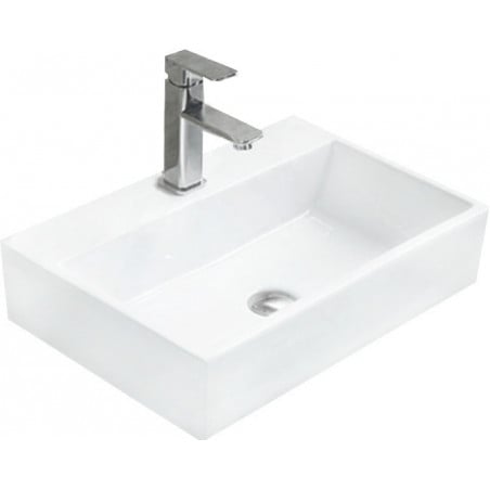 Mexen Paula Плотен умивалник 53 x 36 см, бял - 21935300