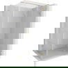 Mexen Lunar T кабина за душ панти дясна 125 x 100 см, прозрачна, златна матирана - 834T-125-100-55-00-P