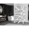 Mexen Kioto Душ кабина Walk-in 80 x 200 см, бяла вълна 8 мм, хром - 800-080-101-01-97