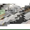 Mexen Elix гранитна мивка с 1 корито 800 x 500 mm, бяла, със сифон хром - 6527801005-20