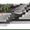Mexen Elix гранитна мивка с 1 корито 800 x 500 mm, бяла, със сифон хром - 6527801005-20