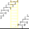 Mexen Bolt радиатор за баня 1200 x 400 mm, 220 W, златен - W126-1200-400-00-50
