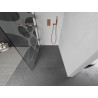 Mexen Kioto душ параван Walk-in 140 x 200 см, бяла вълна 8 мм, розово злато