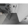 Mexen Kioto душ кабина Walk-in 140 x 200 см, бяла вълна 8 мм, черна - 800-140-101-70-97