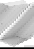 Mexen Lunar-B Duo душ кабина с падащи врати 90 x 80 см, прозрачно, хром - 832-090L-080P-01-00