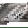 Mexen Lunar-B Duo отваряща се душ кабина 90 x 90 cm, прозрачно, хром - 832-090L-090P-01-00