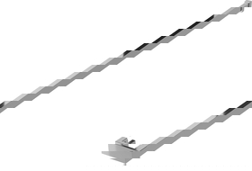 Mexen релинг за кърпи за стъклена стена на душ, хром - 800-06-01