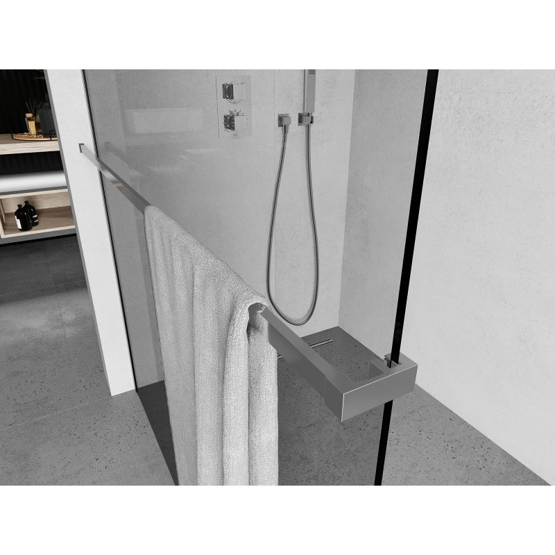 Mexen релинг за кърпи за стъклена стена на душ, хром - 800-06-01