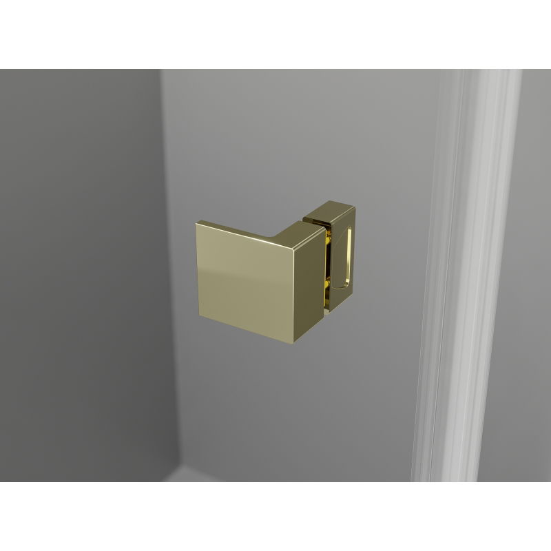 Mexen Lunar-B Duo душ кабина, отваряема, 100 x 95 см, прозрачна, златна - 832-100L-095P-50-00