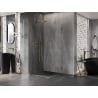 Mexen Lunar-B Duo душ кабина люлееща се 70 x 70 см, прозрачна, златна четка - 832-070L-070P-55-00