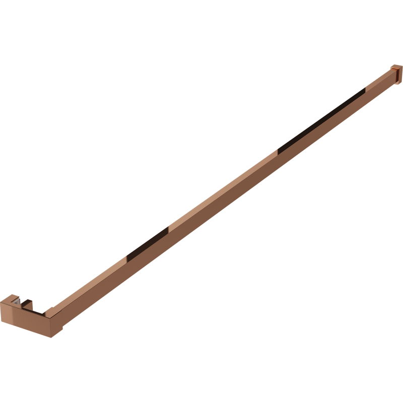 Mexen релинг за кърпи за душова стена, розово злато - 800-06-60