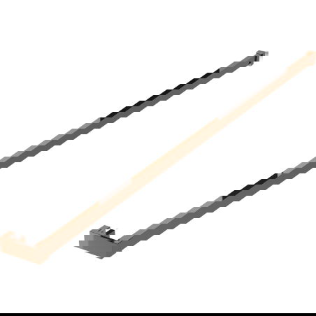 Mexen релинг за кърпи за душова стена, розово злато - 800-06-60