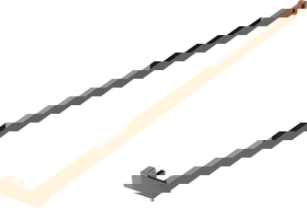 Mexen релинг за кърпи за душова стена, розово злато - 800-06-60