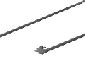 Mexen релсa за кърпи за стена на душ, четкан gun gray - 800-06-66