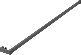 Mexen Uni-R релинг за кърпи за душ преграда, gun metal - 800-06-95