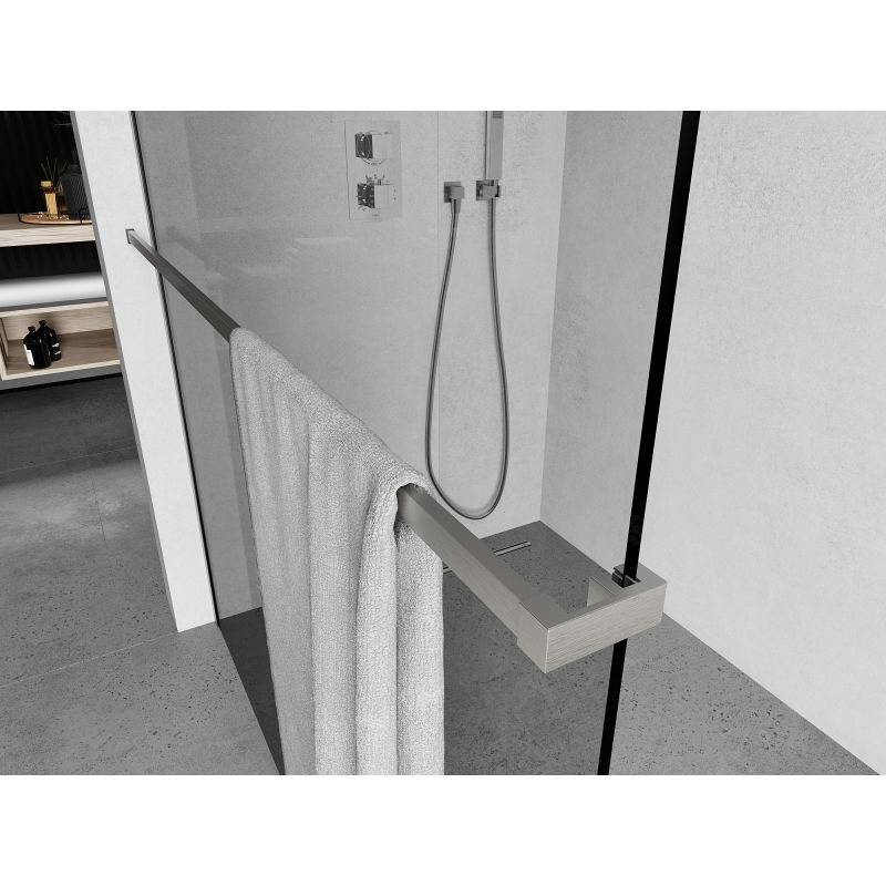 Mexen релинг за кърпи за душ параван, полиран никел - 800-06-97