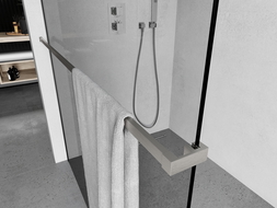 Mexen релинг за кърпи за душ параван, полиран никел - 800-06-97