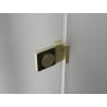 Mexen Lunar-B Duo душ кабина отваряща се 95 x 85 см, прозрачна, златна матова - 832-095L-085P-55-00