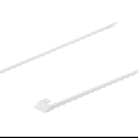 Mexen релинг за кърпи за душ стена, бял - 800-06-20